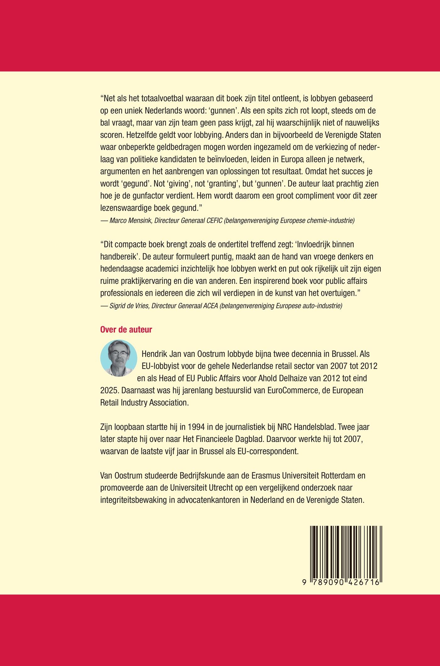 Achterkant van Totaallobby